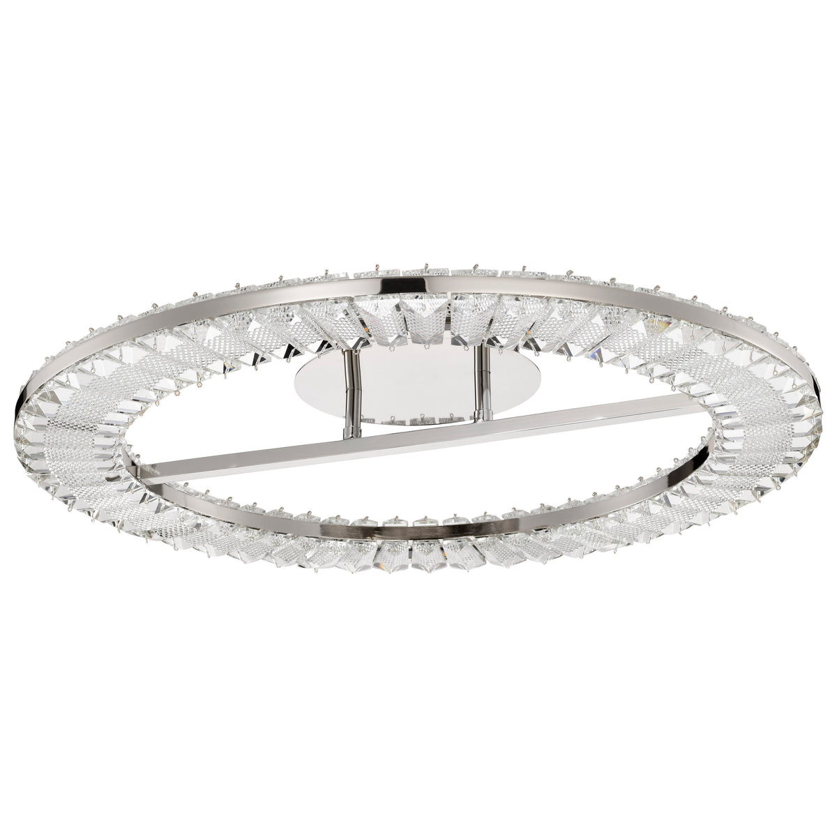 Nuvo 62-2444 Nova, LED 23 Inch Round Flush Mount, Polished Nickel Finish