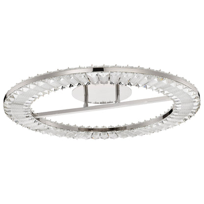 Nuvo 62-2444 Nova, LED 23 Inch Round Flush Mount, Polished Nickel Finish