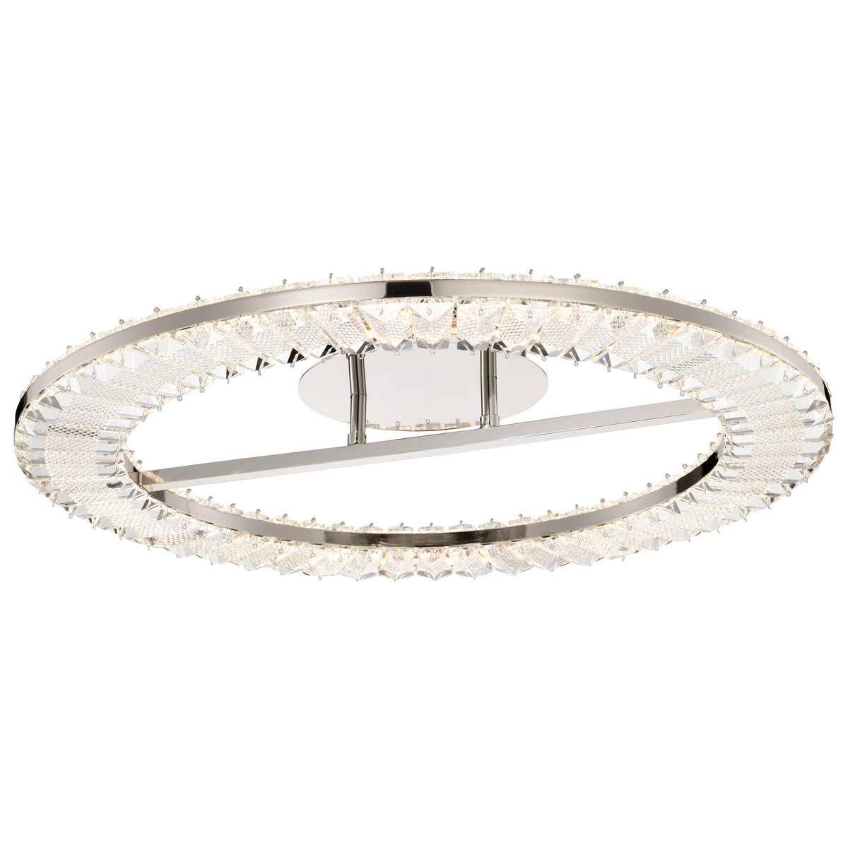 Nuvo 62-2444 Nova, LED 23 Inch Round Flush Mount, Polished Nickel Finish