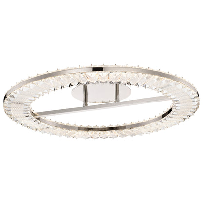 Nuvo 62-2444 Nova, LED 23 Inch Round Flush Mount, Polished Nickel Finish