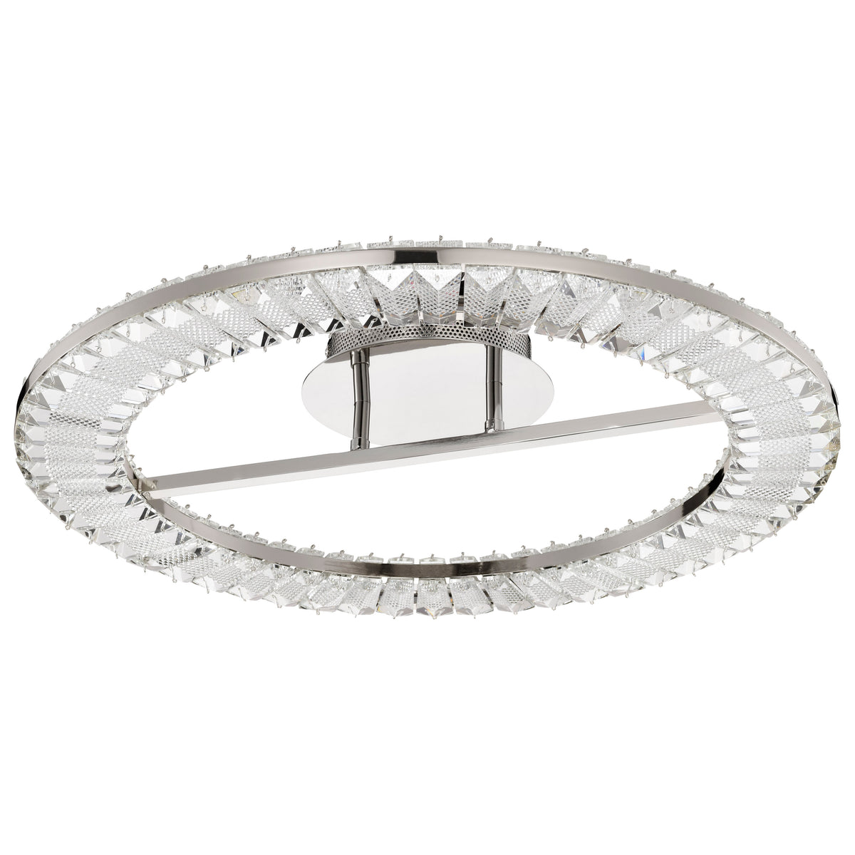 Nuvo 62-2444 Nova, LED 23 Inch Round Flush Mount, Polished Nickel Finish