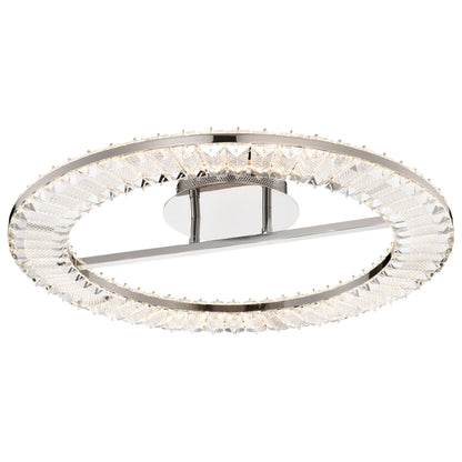 Nuvo 62-2444 Nova, LED 23 Inch Round Flush Mount, Polished Nickel Finish