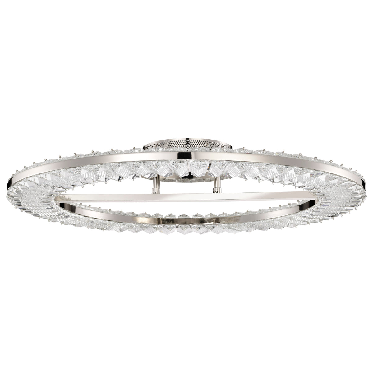 Nuvo 62-2444 Nova, LED 23 Inch Round Flush Mount, Polished Nickel Finish