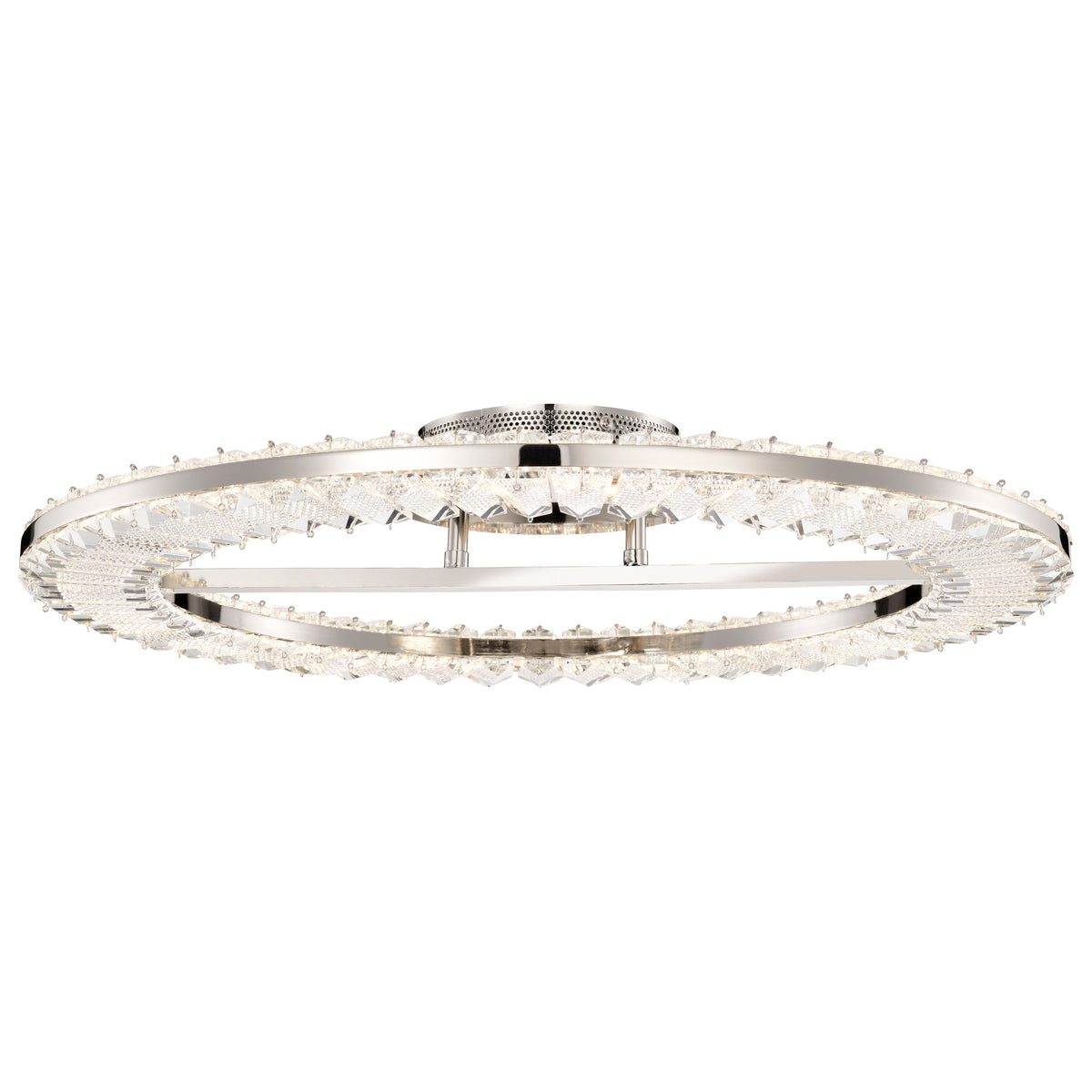 Nuvo 62-2444 Nova, LED 23 Inch Round Flush Mount, Polished Nickel Finish