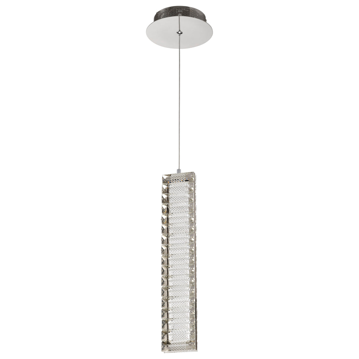Nuvo 62-2445 Nova, LED 16 Inch Mini Pendant, Polished Nickel Finish