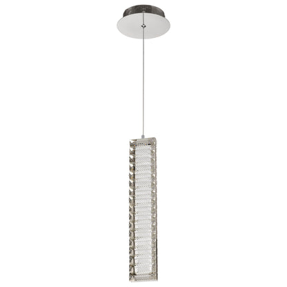 Nuvo 62-2445 Nova, LED 16 Inch Mini Pendant, Polished Nickel Finish