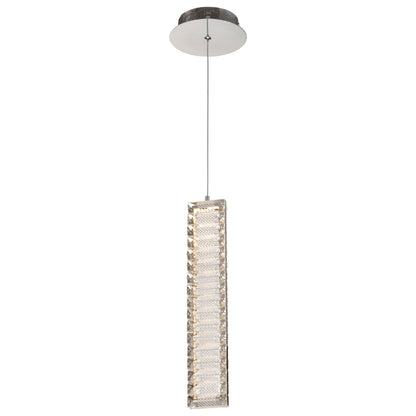 Nuvo 62-2445 Nova, LED 16 Inch Mini Pendant, Polished Nickel Finish