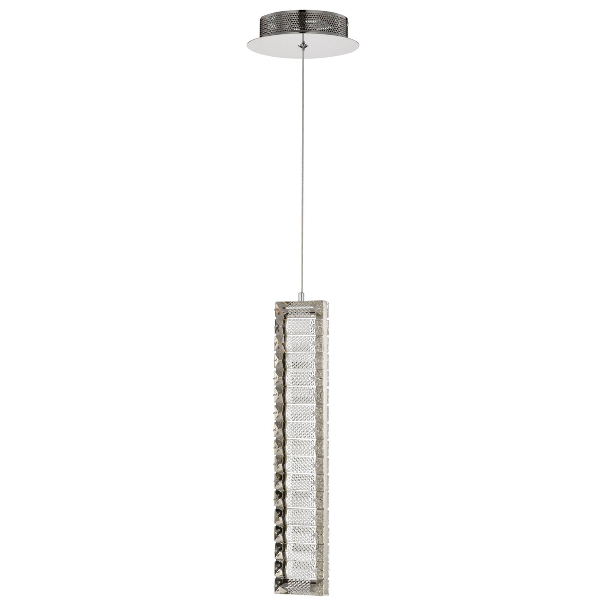 Nuvo 62-2445 Nova, LED 16 Inch Mini Pendant, Polished Nickel Finish