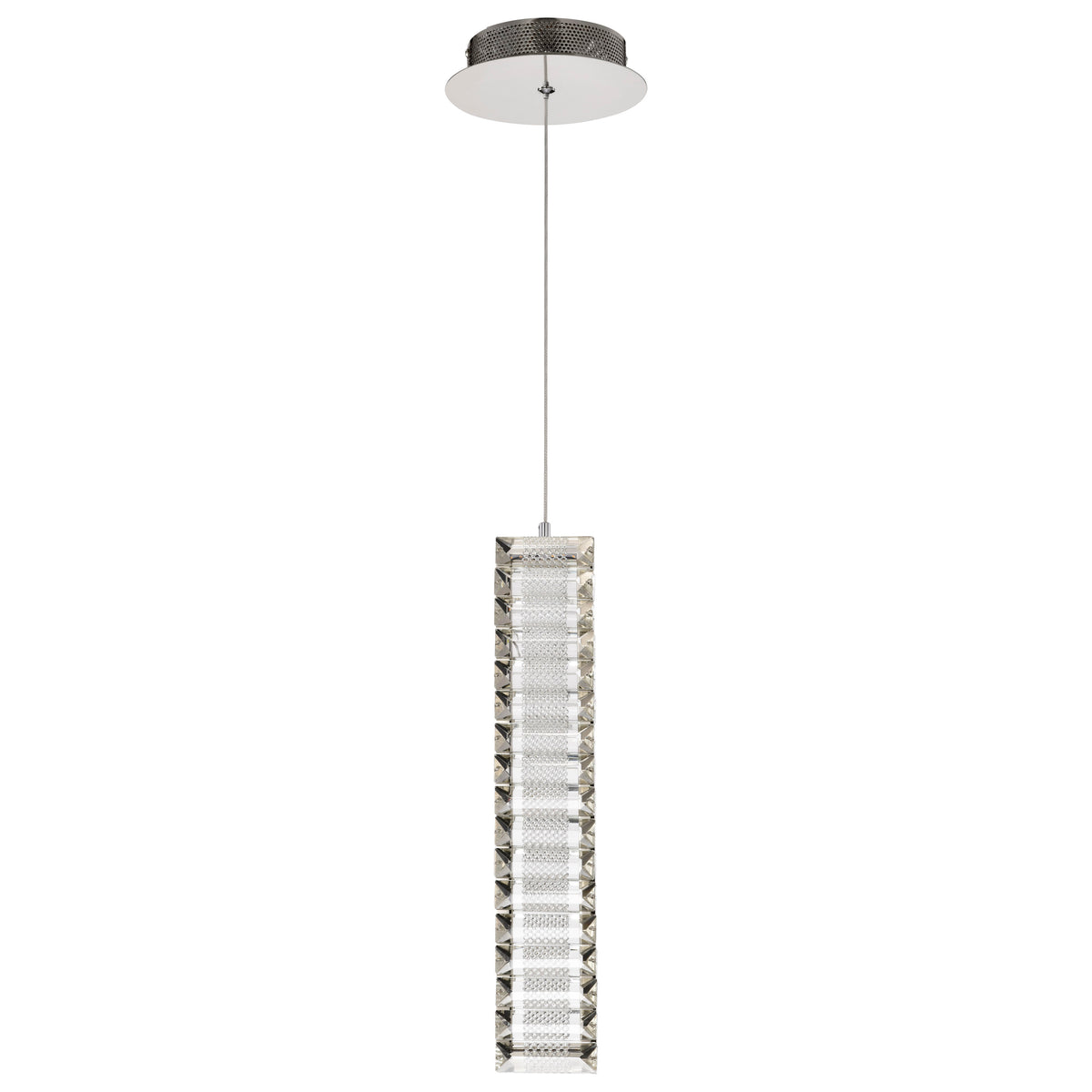 Nuvo 62-2445 Nova, LED 16 Inch Mini Pendant, Polished Nickel Finish