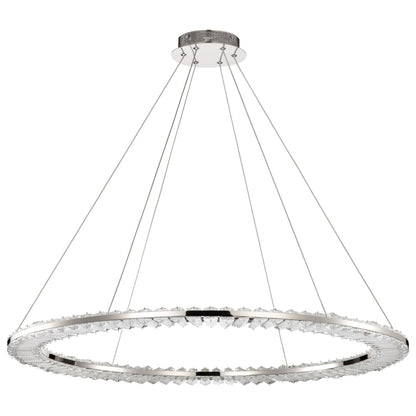 Nuvo 62-2447 Nova, LED 36 Inch Round Pendant, Polished Nickel Finish