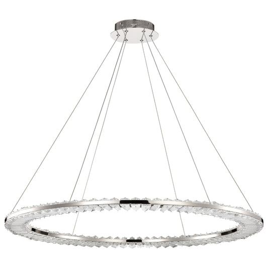 Nuvo 62-2447 Nova, LED 36 Inch Round Pendant, Polished Nickel Finish