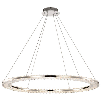 Nuvo 62-2447 Nova, LED 36 Inch Round Pendant, Polished Nickel Finish