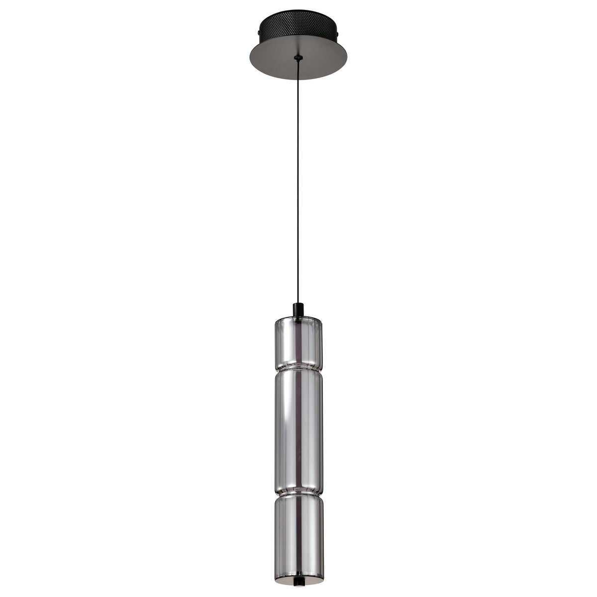 Nuvo 62-2451 Evander, LED 16 Inch Mini Pendant, Matte Black Finish