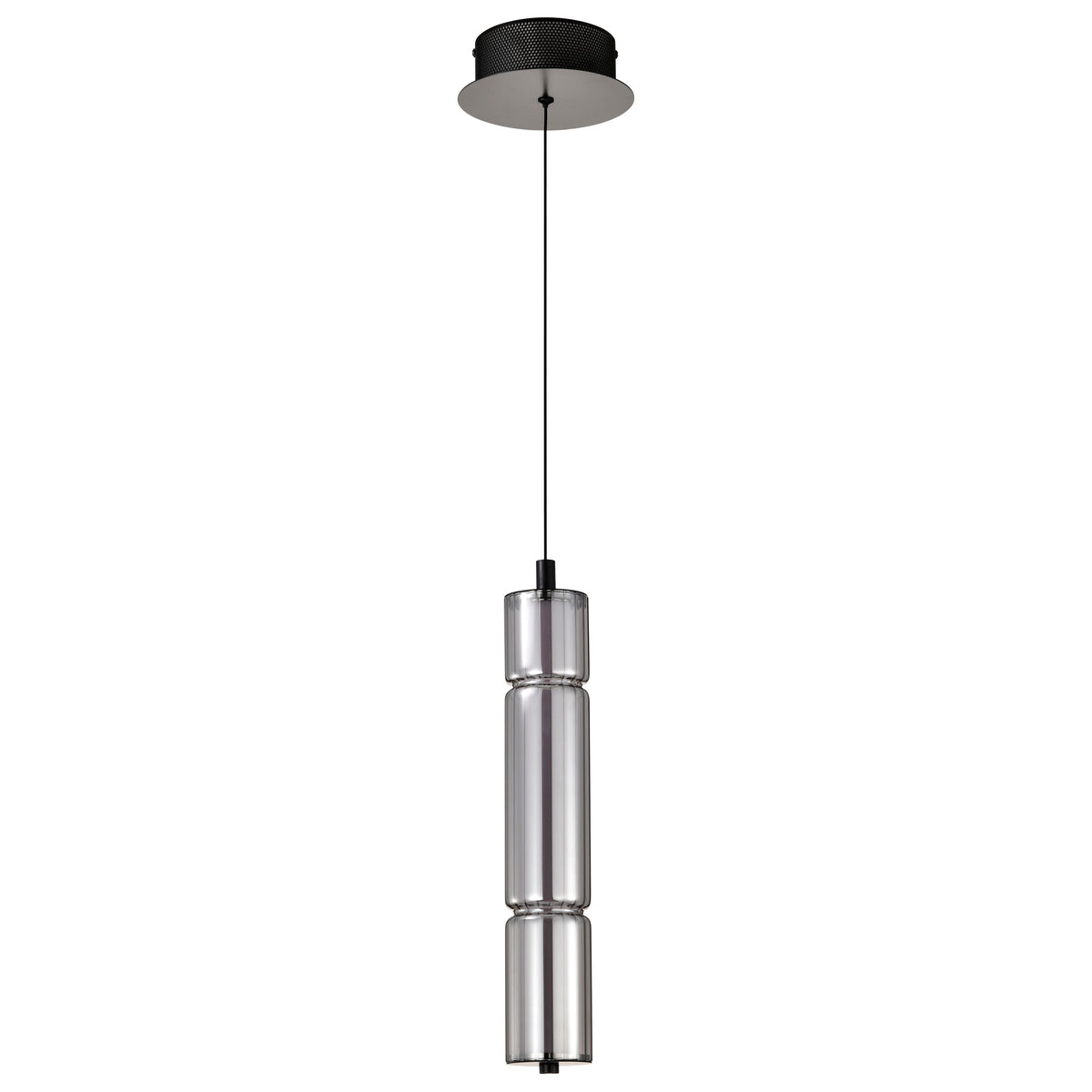 Nuvo 62-2451 Evander, LED 16 Inch Mini Pendant, Matte Black Finish