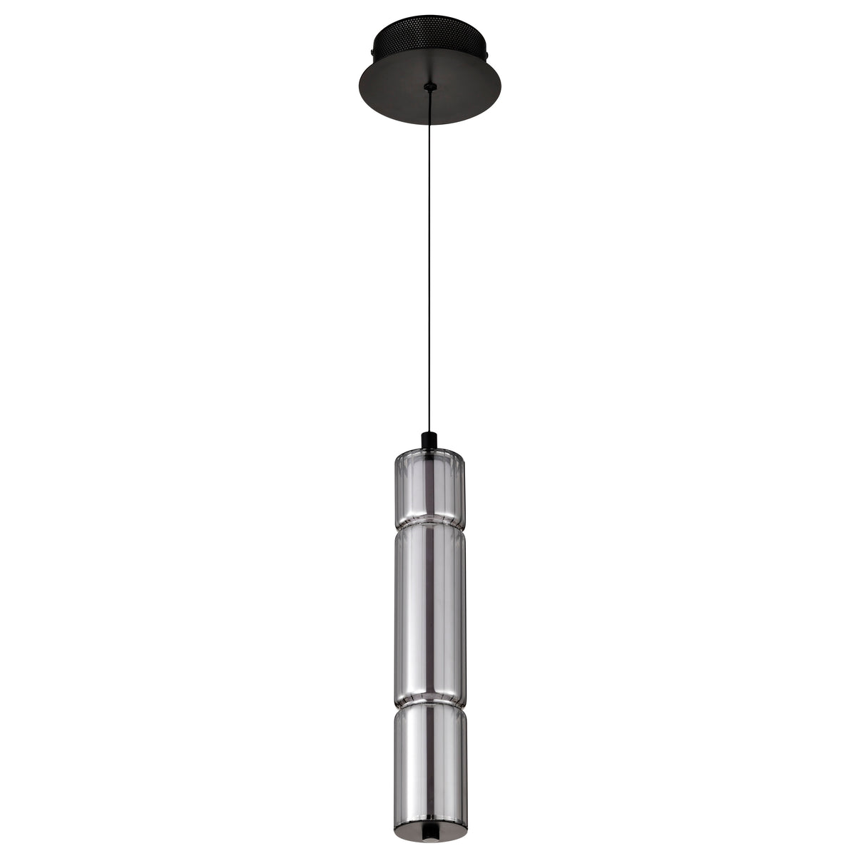Nuvo 62-2451 Evander, LED 16 Inch Mini Pendant, Matte Black Finish