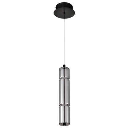 Nuvo 62-2451 Evander, LED 16 Inch Mini Pendant, Matte Black Finish