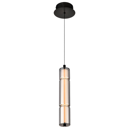 Nuvo 62-2451 Evander, LED 16 Inch Mini Pendant, Matte Black Finish