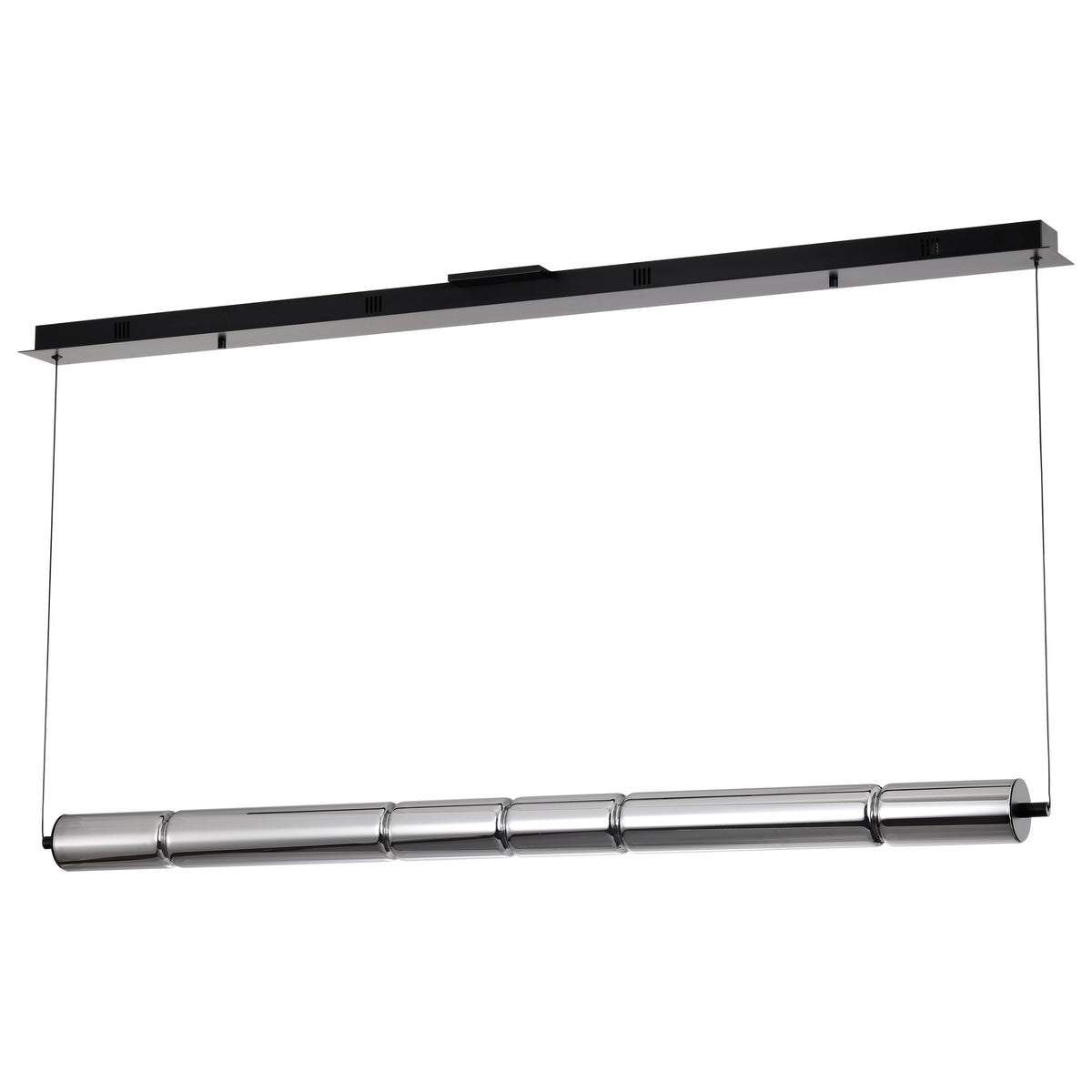 Nuvo 62-2452 Evander, LED 48 Inch Island Pendant, Matte Black Finish