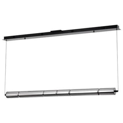Nuvo 62-2452 Evander, LED 48 Inch Island Pendant, Matte Black Finish