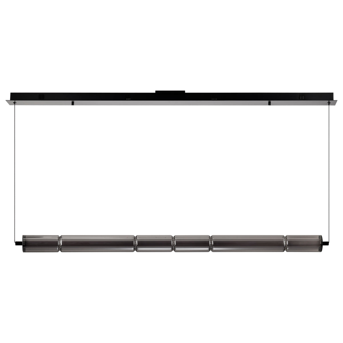 Nuvo 62-2452 Evander, LED 48 Inch Island Pendant, Matte Black Finish