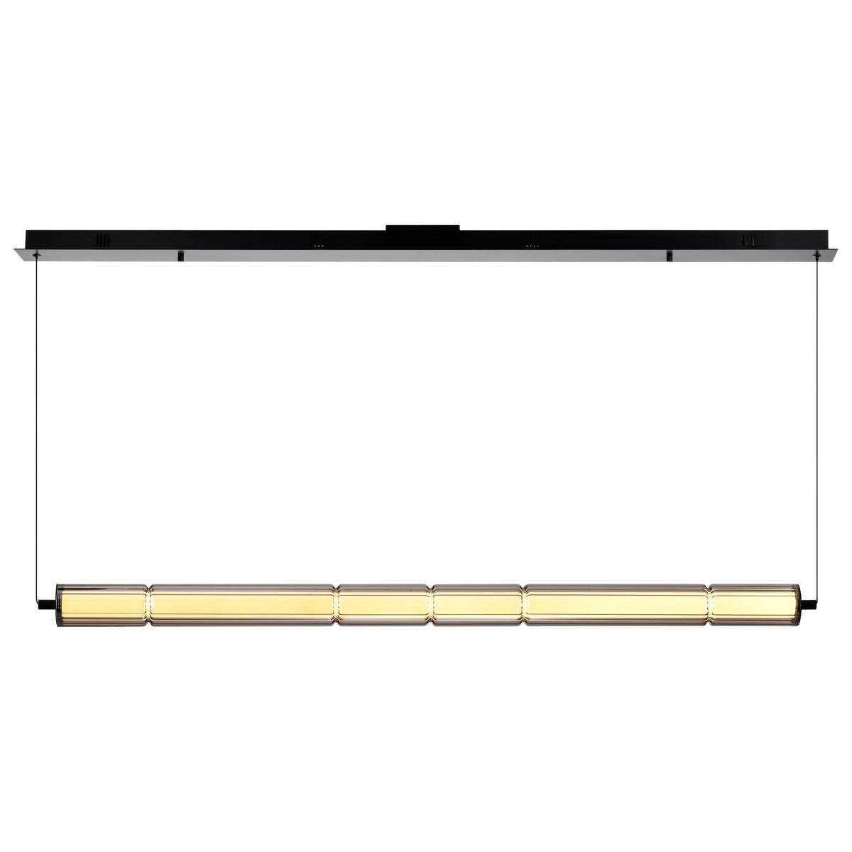 Nuvo 62-2452 Evander, LED 48 Inch Island Pendant, Matte Black Finish
