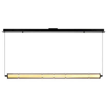 Nuvo 62-2452 Evander, LED 48 Inch Island Pendant, Matte Black Finish