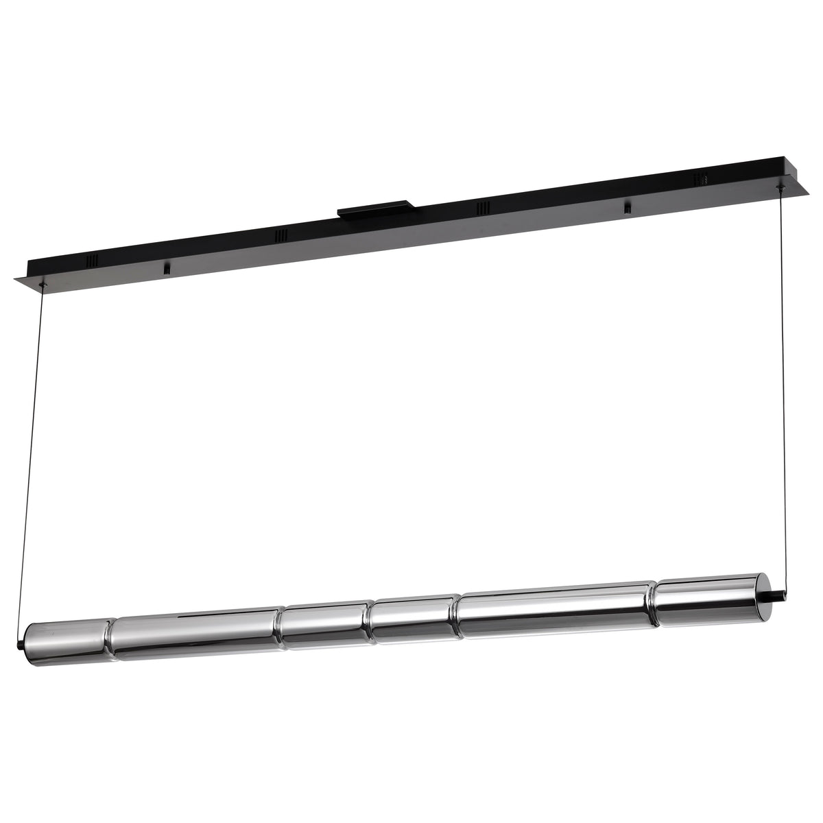 Nuvo 62-2452 Evander, LED 48 Inch Island Pendant, Matte Black Finish