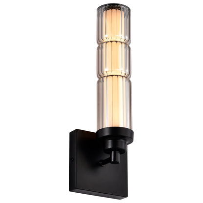 Nuvo 62-2453 Evander, LED Wall Sconce, Matte Black Finish