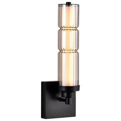 Nuvo 62-2453 Evander, LED Wall Sconce, Matte Black Finish
