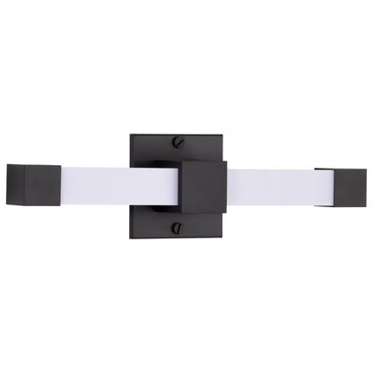 Nuvo 62-2620 Brightwyn, 16 Inch LED Vanity, Matte Black Finish
