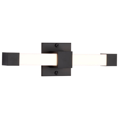 Nuvo 62-2620 Brightwyn, 16 Inch LED Vanity, Matte Black Finish