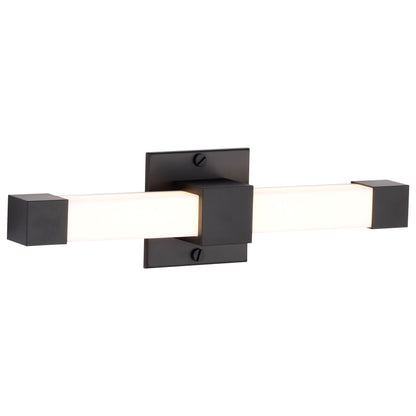 Nuvo 62-2620 Brightwyn, 16 Inch LED Vanity, Matte Black Finish