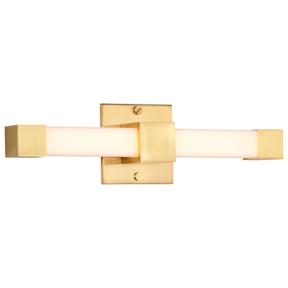 Nuvo 62-2630 Brightwyn, 16 Inch LED Vanity, Brushed Brass Finish