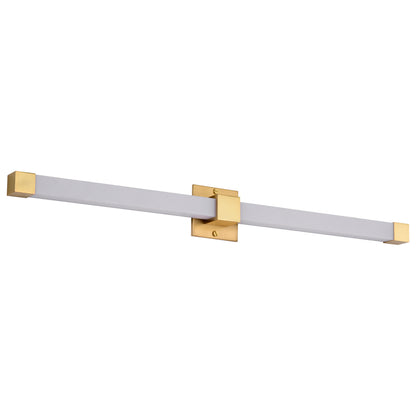 Nuvo 62-2632 Brightwyn, 35 Inch LED Vanity, Brushed Brass Finish