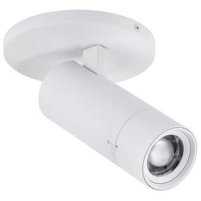 Nuvo 62-3501 10 Watt Beam Adjustable LED Monopoint, 27K/3K/35K/4K/5K CCT Selectable, 20-50 Degree Beam Angle