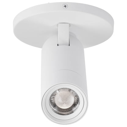 Nuvo 62-3501 10 Watt Beam Adjustable LED Monopoint, 27K/3K/35K/4K/5K CCT Selectable, 20-50 Degree Beam Angle