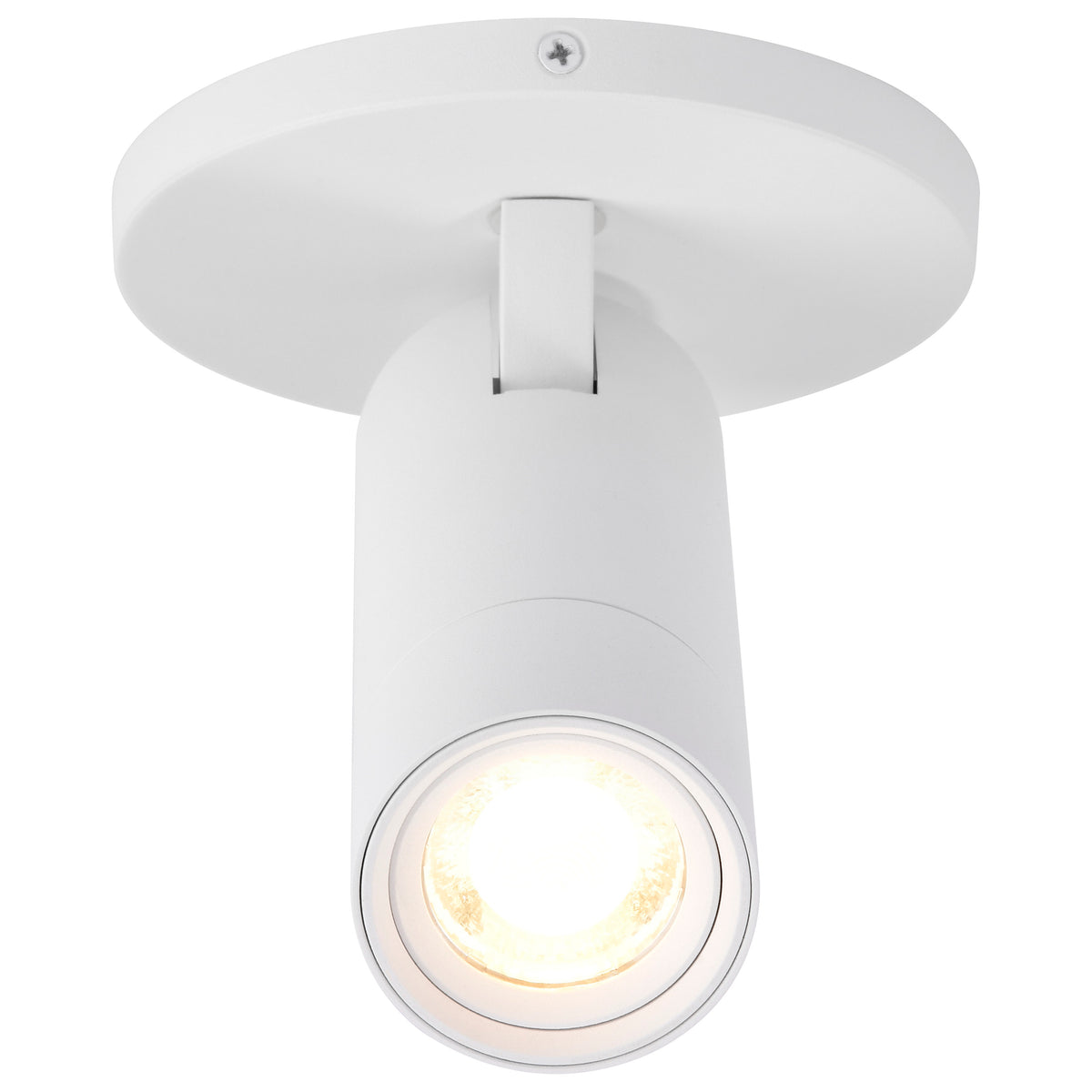 Nuvo 62-3501 10 Watt Beam Adjustable LED Monopoint, 27K/3K/35K/4K/5K CCT Selectable, 20-50 Degree Beam Angle