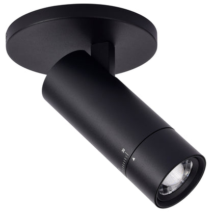 Nuvo 62-3502 10 Watt Beam Adjustable LED Monopoint, 27K/3K/35K/4K/5K CCT Selectable, 20-50 Degree Beam Angle