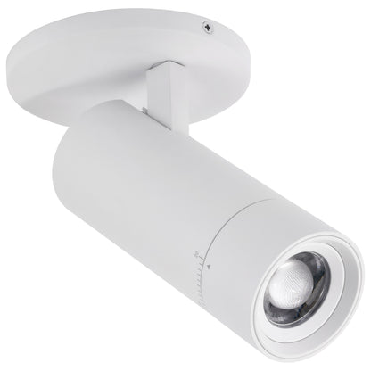 Nuvo 62-3503 15 Watt Beam Adjustable LED Monopoint, 27K/3K/35K/4K/5K CCT Selectable, 20-50 Degree Beam Angle