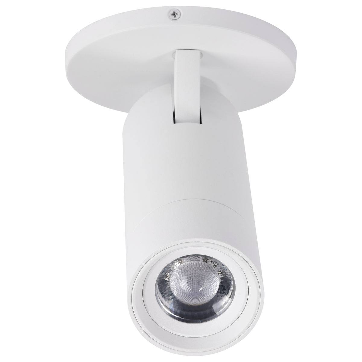 Nuvo 62-3503 15 Watt Beam Adjustable LED Monopoint, 27K/3K/35K/4K/5K CCT Selectable, 20-50 Degree Beam Angle