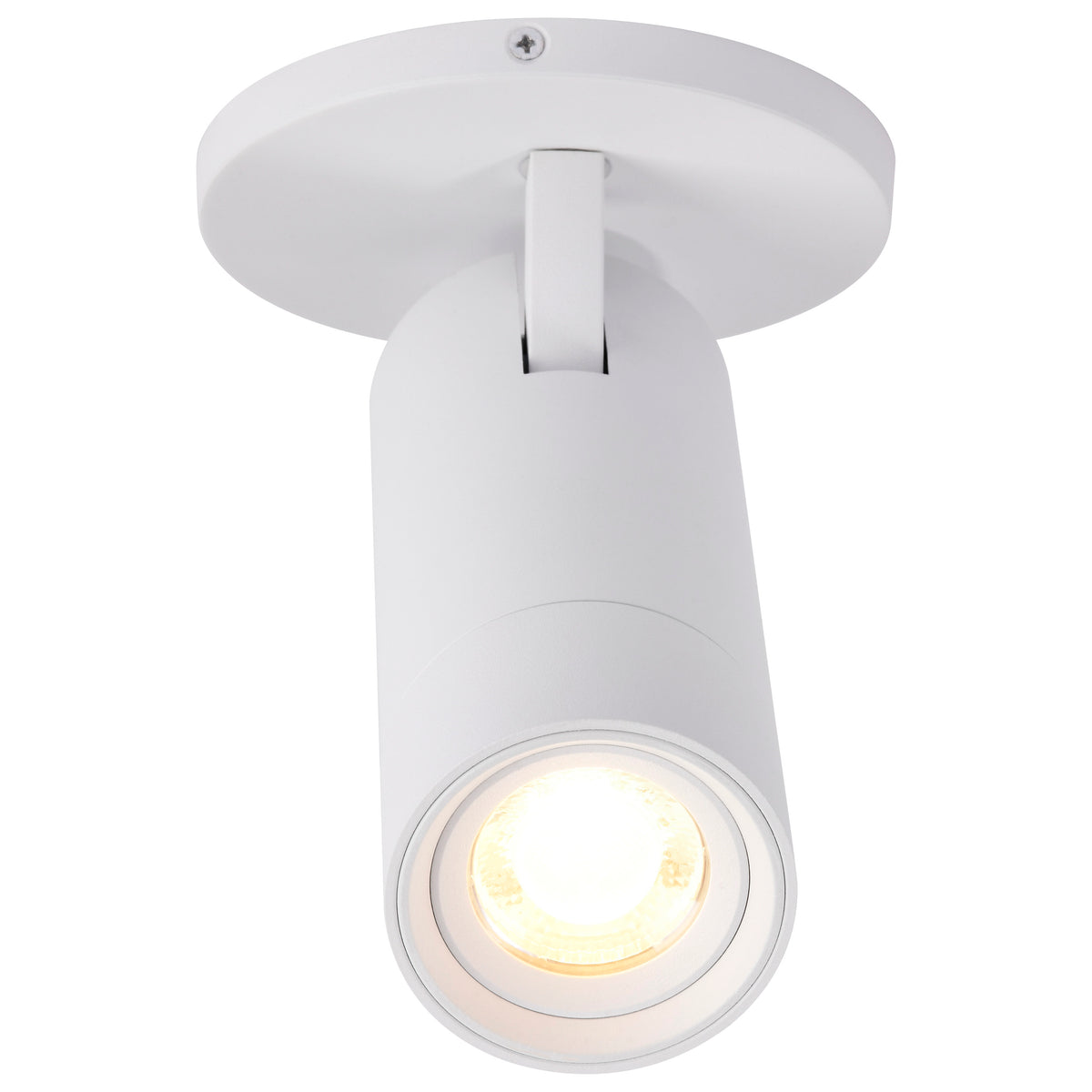 Nuvo 62-3503 15 Watt Beam Adjustable LED Monopoint, 27K/3K/35K/4K/5K CCT Selectable, 20-50 Degree Beam Angle