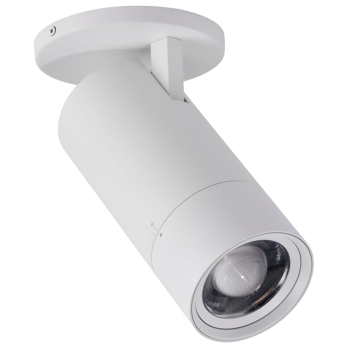 Nuvo 62-3505 30 Watt Beam Adjustable LED Monopoint, 27K/3K/35K/4K/5K CCT Selectable, 20-50 Degree Beam Angle