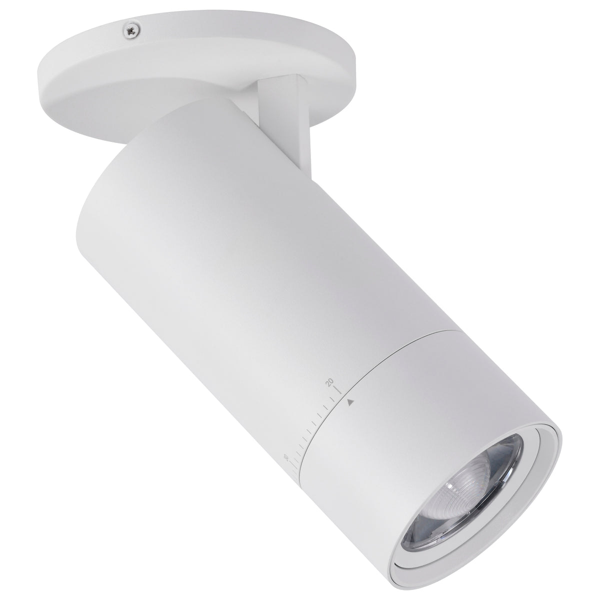 Nuvo 62-3505 30 Watt Beam Adjustable LED Monopoint, 27K/3K/35K/4K/5K CCT Selectable, 20-50 Degree Beam Angle