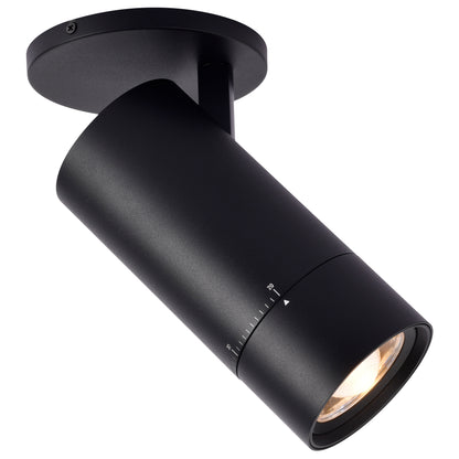 Nuvo 62-3506 30 Watt Beam Adjustable LED Monopoint, 27K/3K/35K/4K/5K CCT Selectable, 20-50 Degree Beam Angle