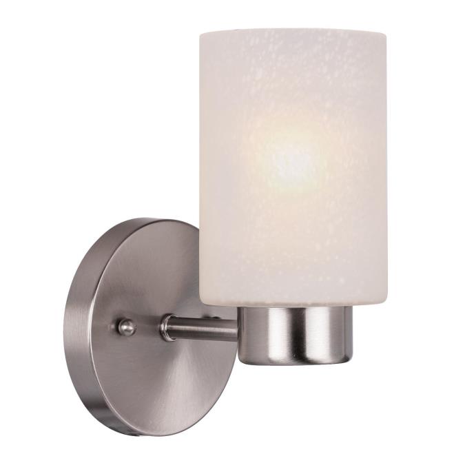 Westinghouse 6227800 Sconce Fixture 1 Light Wall Brushed Nickel Finish