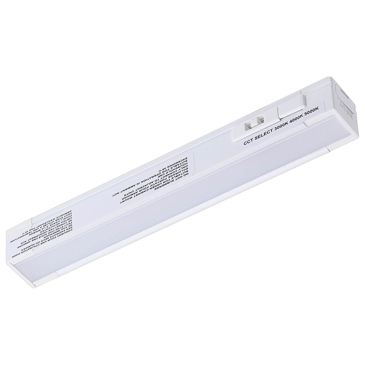 Nuvo 63-401 2 Watt 6-Inch LED Under Cabinet, 30K/40K/50K CCT Selectable, White Finish
