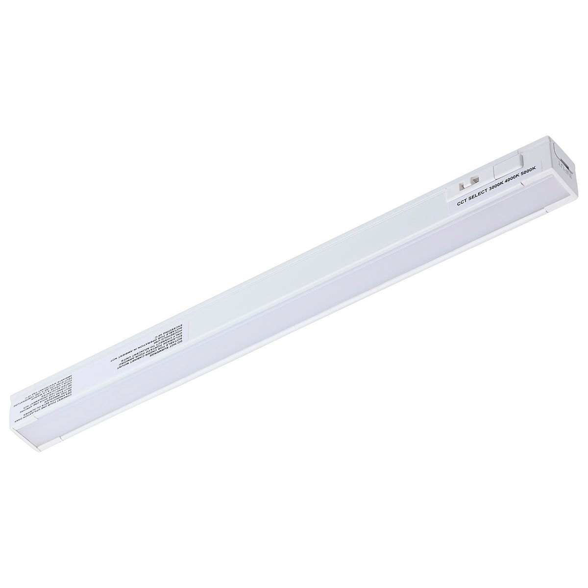 Nuvo 63-402 4 Watt 10-Inch LED Under Cabinet, 30K/40K/50K CCT Selectable, White Finish 120 Volt
