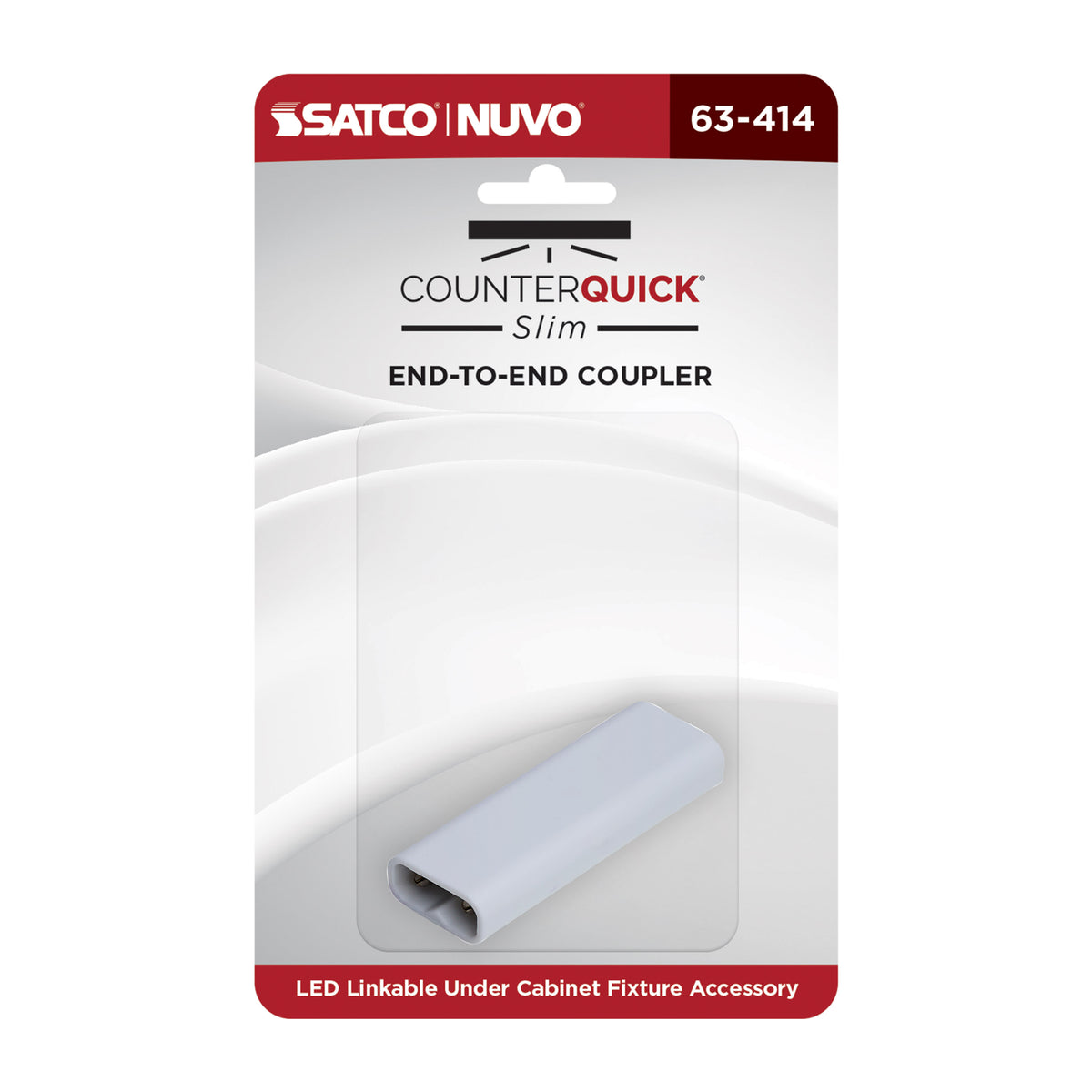 Nuvo 63-414 End-to-End Coupler, White Finish