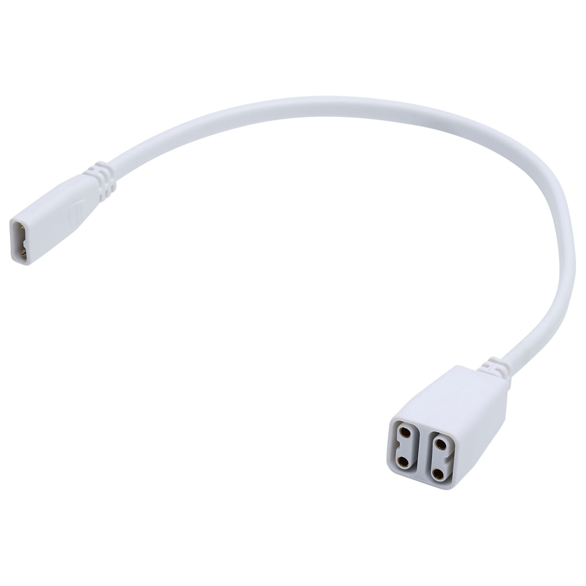 Nuvo 63-417 Cable Splitter, Single to Double, White Finish