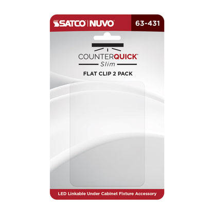 Nuvo 63-431 CounterQuick Slim, Flat Clip, 2-Pack